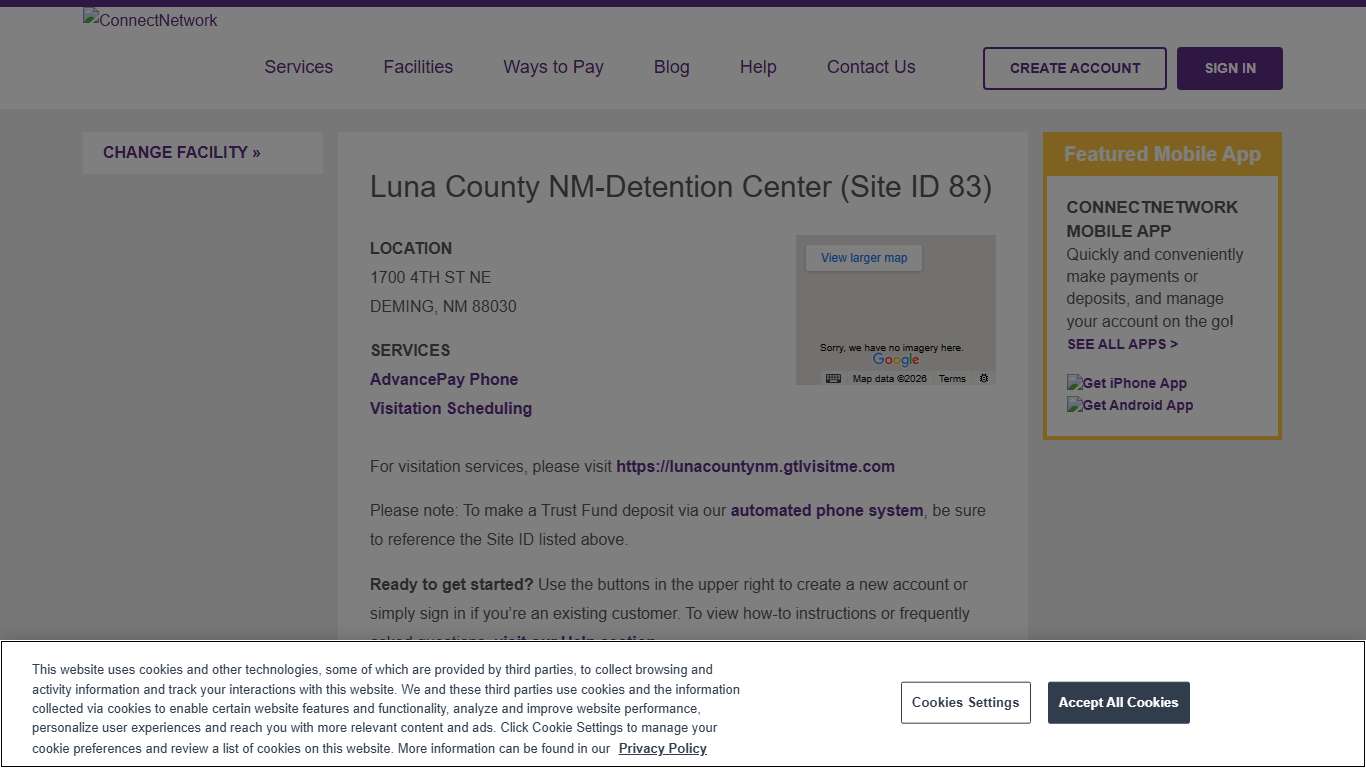 Luna County NM-Detention Center | ConnectNetwork